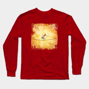 Pumpkin Tightrope Walker Long Sleeve T-Shirt